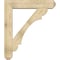 Ekena Millwork Olympic Craftsman Rough Sawn Bracket w/ Offset Brace, Douglas Fir, 8"W x 38"D x 44"H BKT0806X38X44OLY04RDF - alternate 3